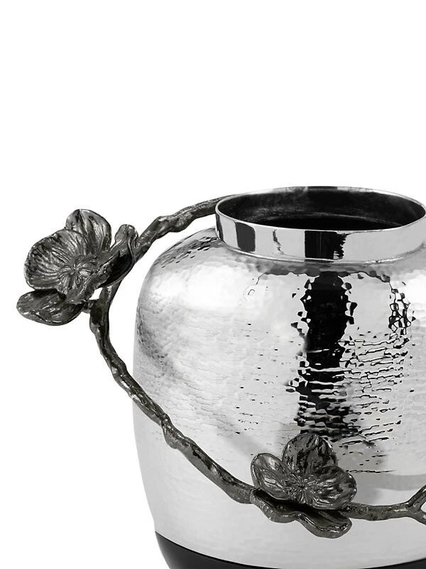 Jarrón pequeño de mármol Michael Aram orquídea negra (nuevo, sin caja; venta al por menor: $205) Foto 2 de 4