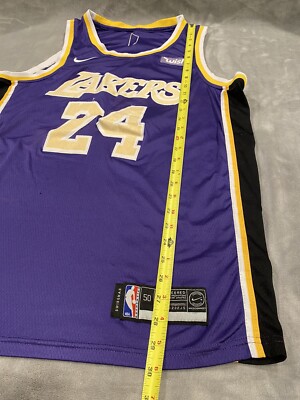 KOBE BRYANT WISH LAKERS #24 AUTHENTIC NIKE CONNECT PURPLE VINTAGE