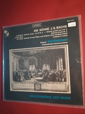 Die Söhne Bachs Dirigent Karl Ristenpart LP/L558