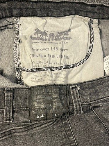 Levi 514 Jeans Herren 40x32 weich grau perfekt in Jeans getragen - Bild 8 von 11