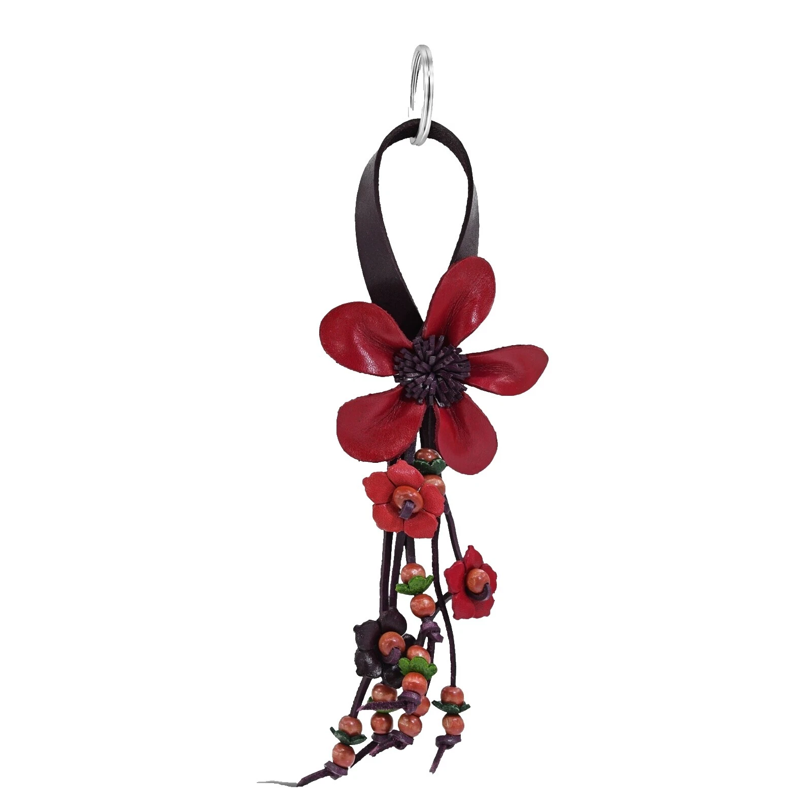 Collares y colgantes de cadena de madera hechos a mano