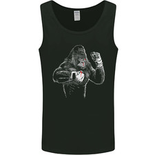 Boxing Gorilla MMA Mixed Martial Arts Boxer Mens Vest Tank Top