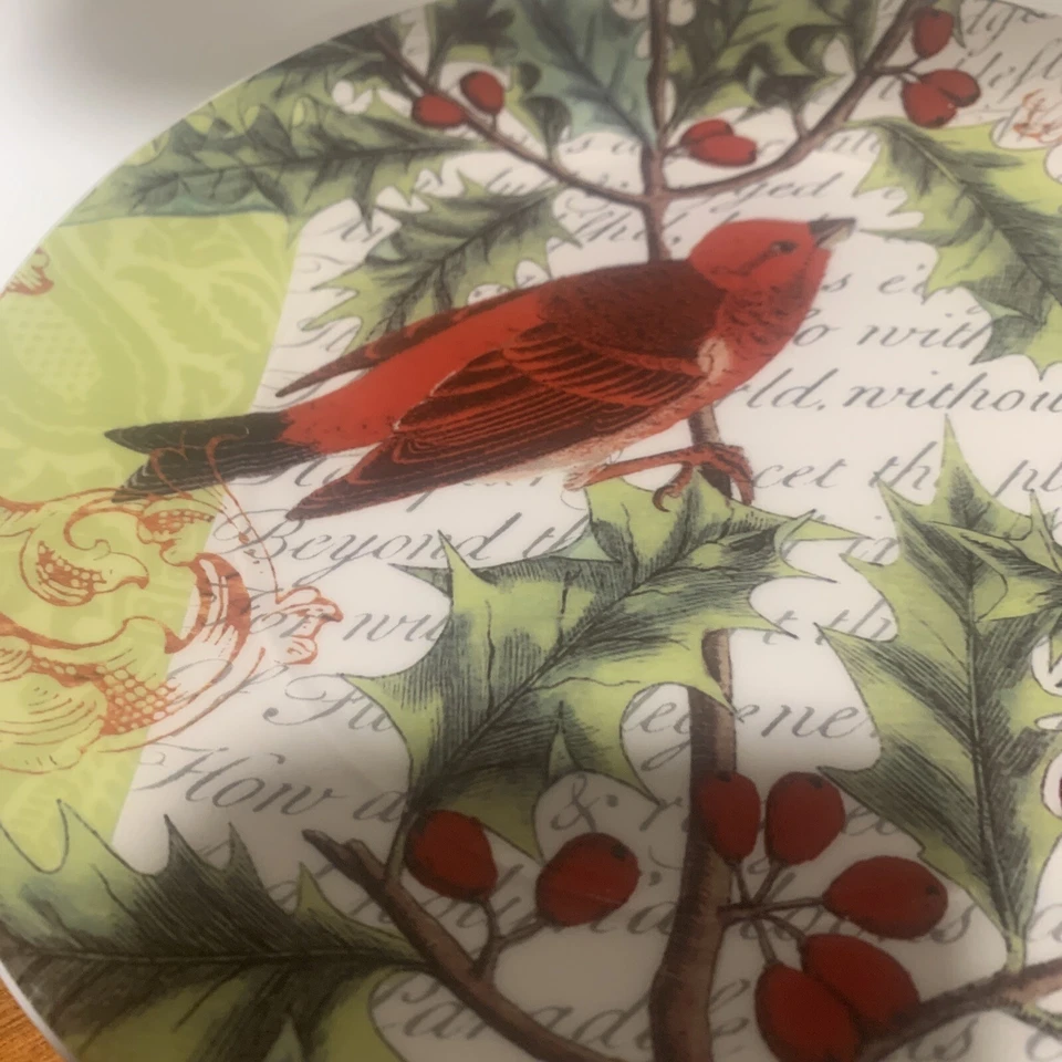 Waechtersbach Accents Nature Traditions Plates Joy RED - Image 2 of 4