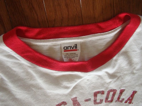 Vintage Coca-Cola Fußball T-Shirt! Gr. XL 100% Baumwolle - Bild 5 von 15