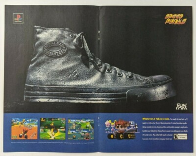 Speed Point Advert Speed Punks Print Ad Game Poster Art PROMO Original PlayStation PS1 ...