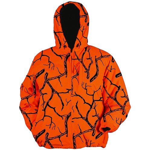 mens orange camo hoodie