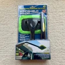 Telebrands Windshield Wonder As Seen On TV Microfiber Cleaning Tool NEW SEALED