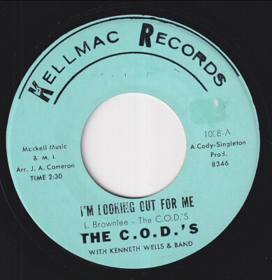 The C.O.D.'S * 1966 NORTHERN SOUL MOD R&B 45 * Listen!