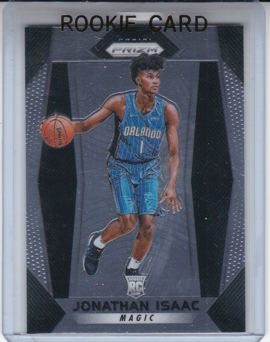 2017-18 PRIZM JONATHAN ISAAC BASE ROOKIE RC #73 FLORIDA STATE ORLANDO MAGIC HOT