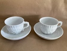 Meissen Schwanenservice 2 x Espresso Mokka Tassen 1. Wahl