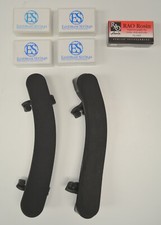 LOT OF 2 USED EVEREST VIOLIN SHOULDER RESTS 3/4-4/4 , 5 NEW DARK ROSIN