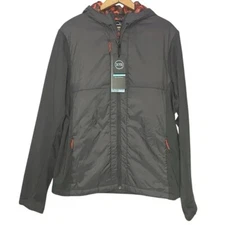 NEW Sun Mountain Colter II Golf Jacket Mens Large L Steel Grey Water Wind NWT