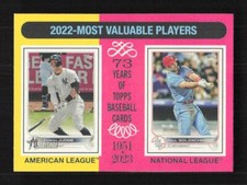 2022 MVPs (Aaron Judge / Paul Goldschmidt) 2024 Topps Heritage Mini #212