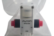 NEW Saint-Gobain Furon HPV3-144 HPVM Pneumatic 3-Way PTFE Diaphragm Valve 80 PSI