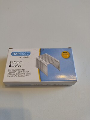 Rapesco S24602Z3 24/6 mm Heftklammern - 5000 Stück