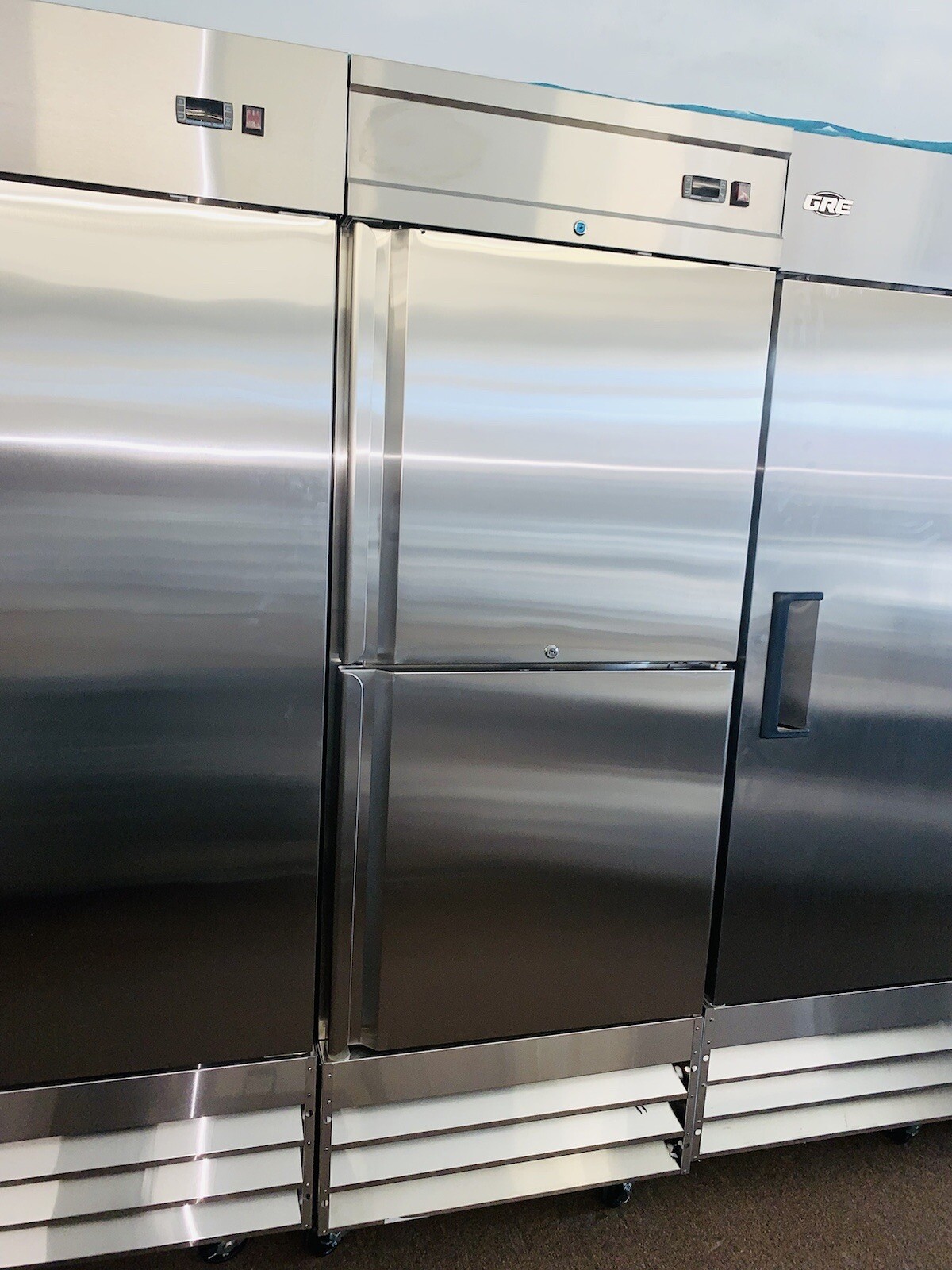NEW SINGLE SPLIT DOOR STAINLESS STEEL FREEZER NSF COMMERCIAL eBay