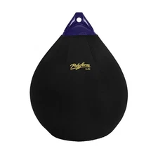 Polyform Elite BLACK Marine Grade Polyester Boat Fender Cover for A3 Ball Style