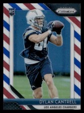 2018 Panini Prizm #284 Dylan Cantrell RWB Rookie Los Angeles Chargers