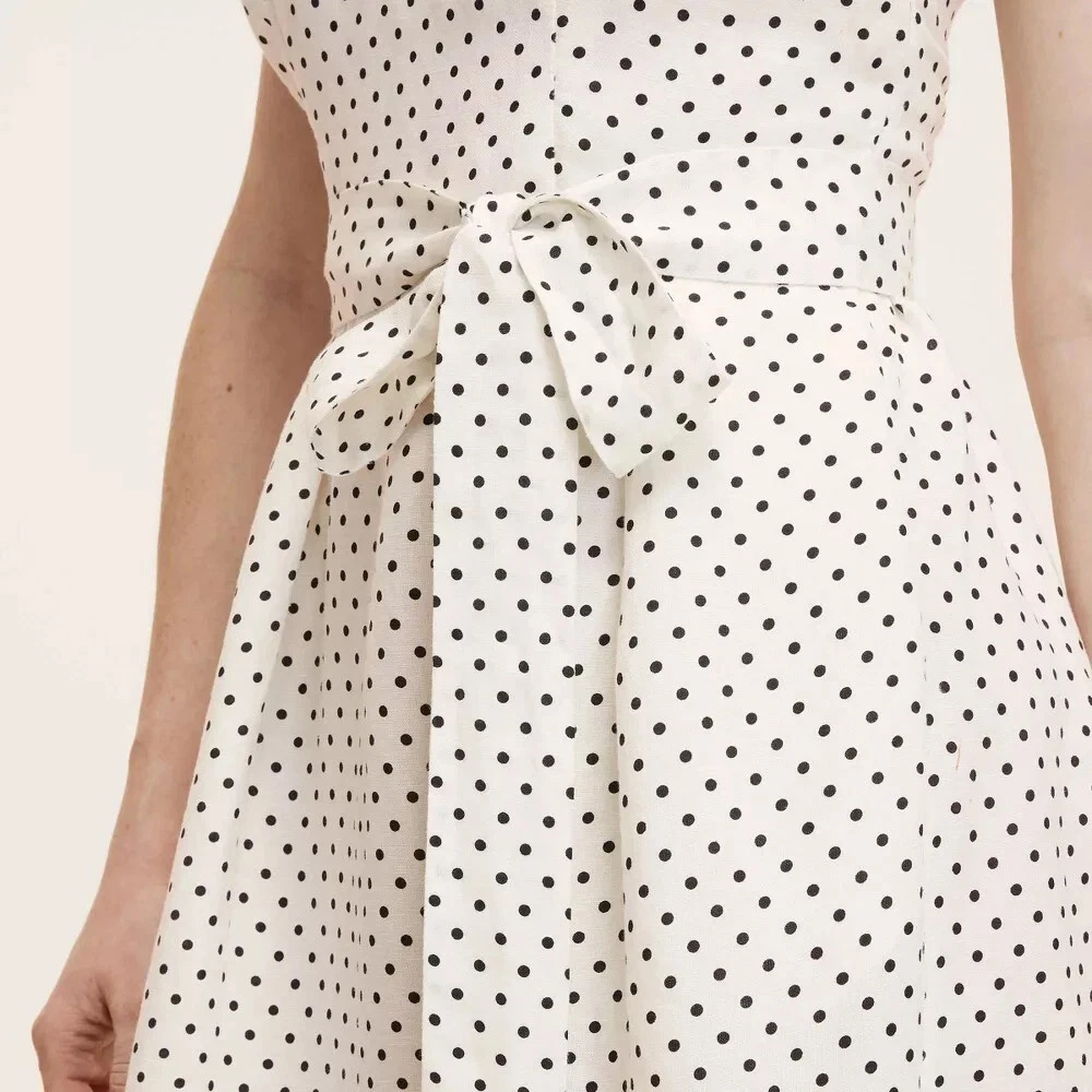 Mini abito midi a pois con cravatta in vita kate spade new york x target taglia SMALL