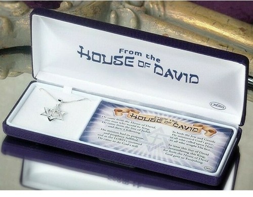 Collar De Estrella De David Colgante Cadena .From theHouse of David.New - Picture 2 of 4