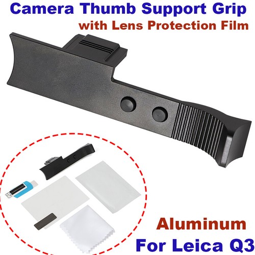 For Leica Q3 Aluminum Camera Thumb Support Grip Handgrip w/ Lens Protection Film - Afbeelding 1 van 11