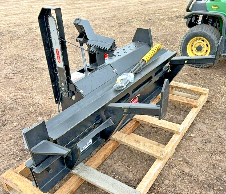 HWP-100 Firewood Wood Processor Log Splitter Forestry Skid Steer ...