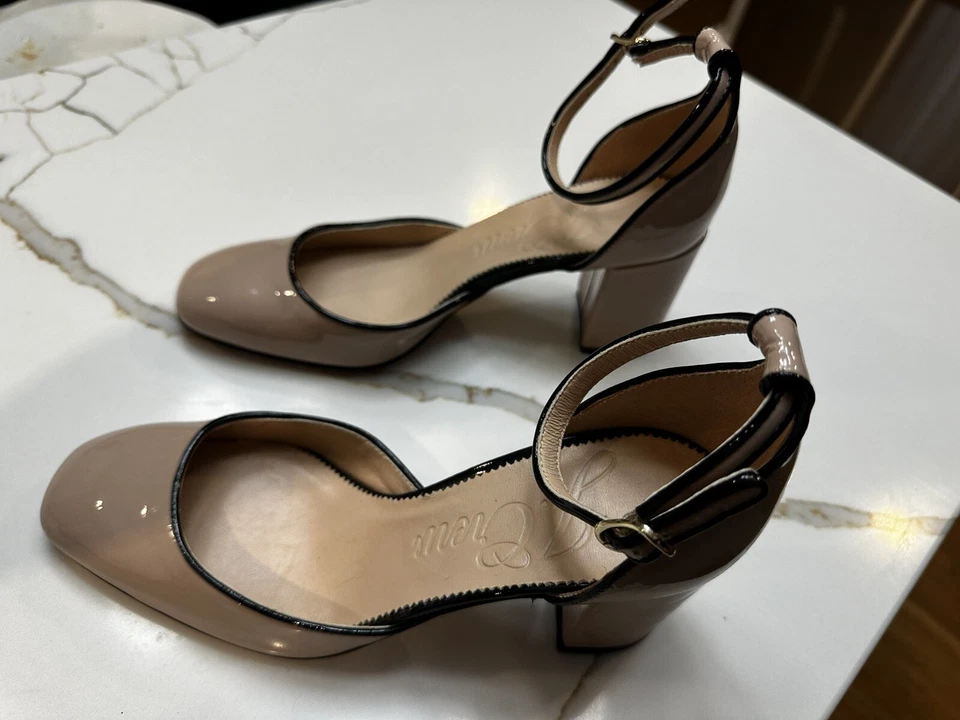 НОВЫЙ JCREW РОЗОВЫЙ ЛАКИРОВАННАЯ КОЖА MARYJANES РАЗМЕР 7 - Изображение 4 из 4