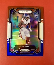 2023 Panini Prizm Red White & Blue Prizm Eric Gray card #377 RC  New York Giants