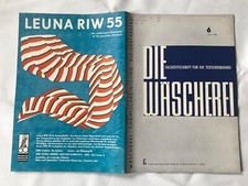 Die W&auml;scherei, F&auml;rberei u. Chemischreinigung, DDR Fachzeitschrift Nr.6 von 1966