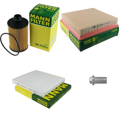 MANN-FILTER Inspektionspaket Filterset für Jeep Grand Cherokee IV 3.0 CRD V6