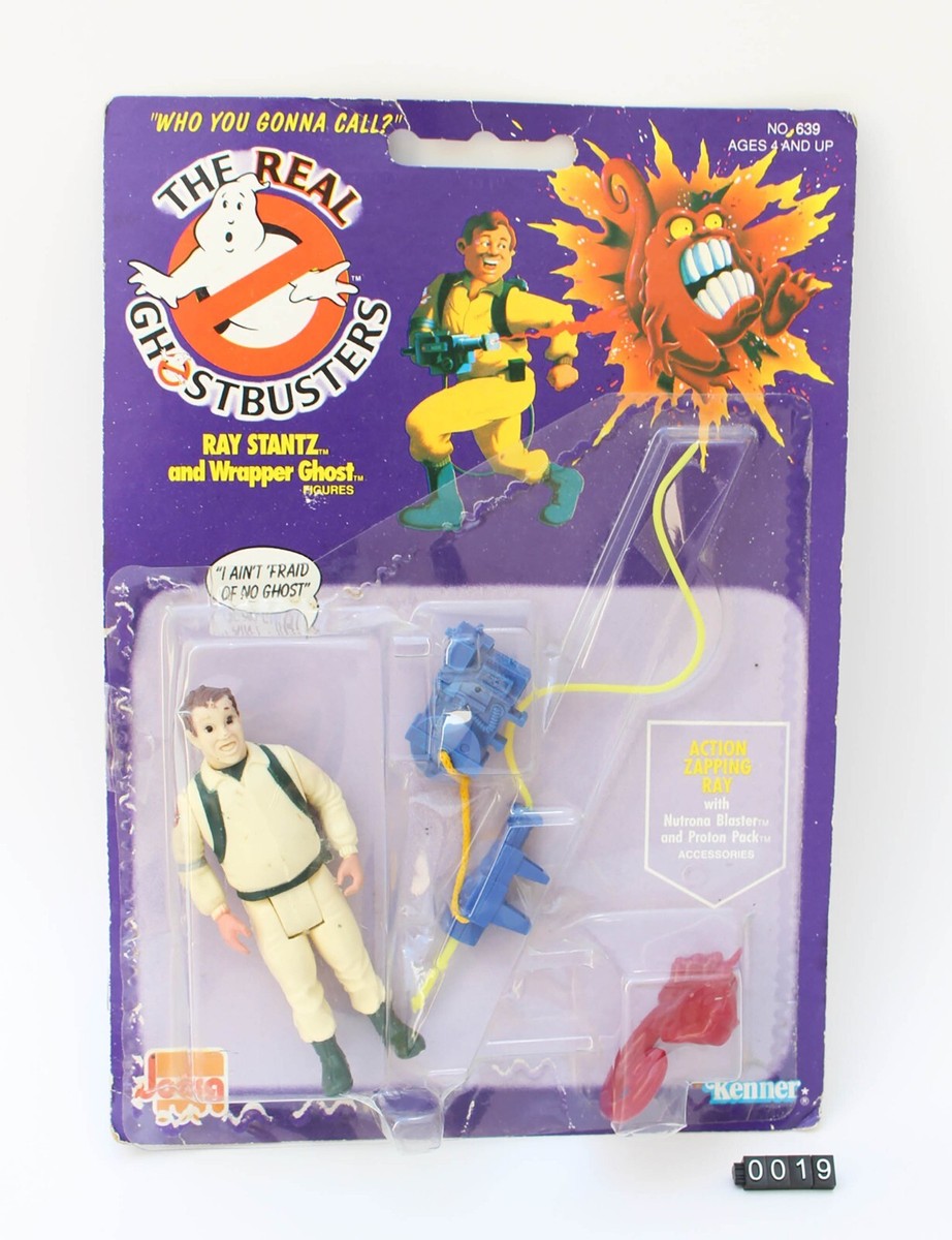Vintage The Real Ghostbusters Ray Stantz & Wrapper Ghost Kenner