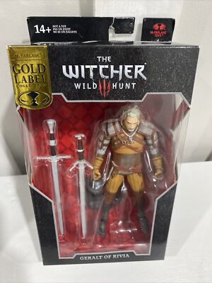 McFarlane Toys - The Witcher 3: Wild Hunt Action Figure - GERALT OF RIVIA GOLD