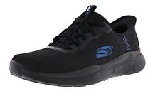 SKECHERS MEN'S SLIP-INS RF: EQUALIZER 5.0- STANDPOINT 232460/BKBL WALKING SHOES