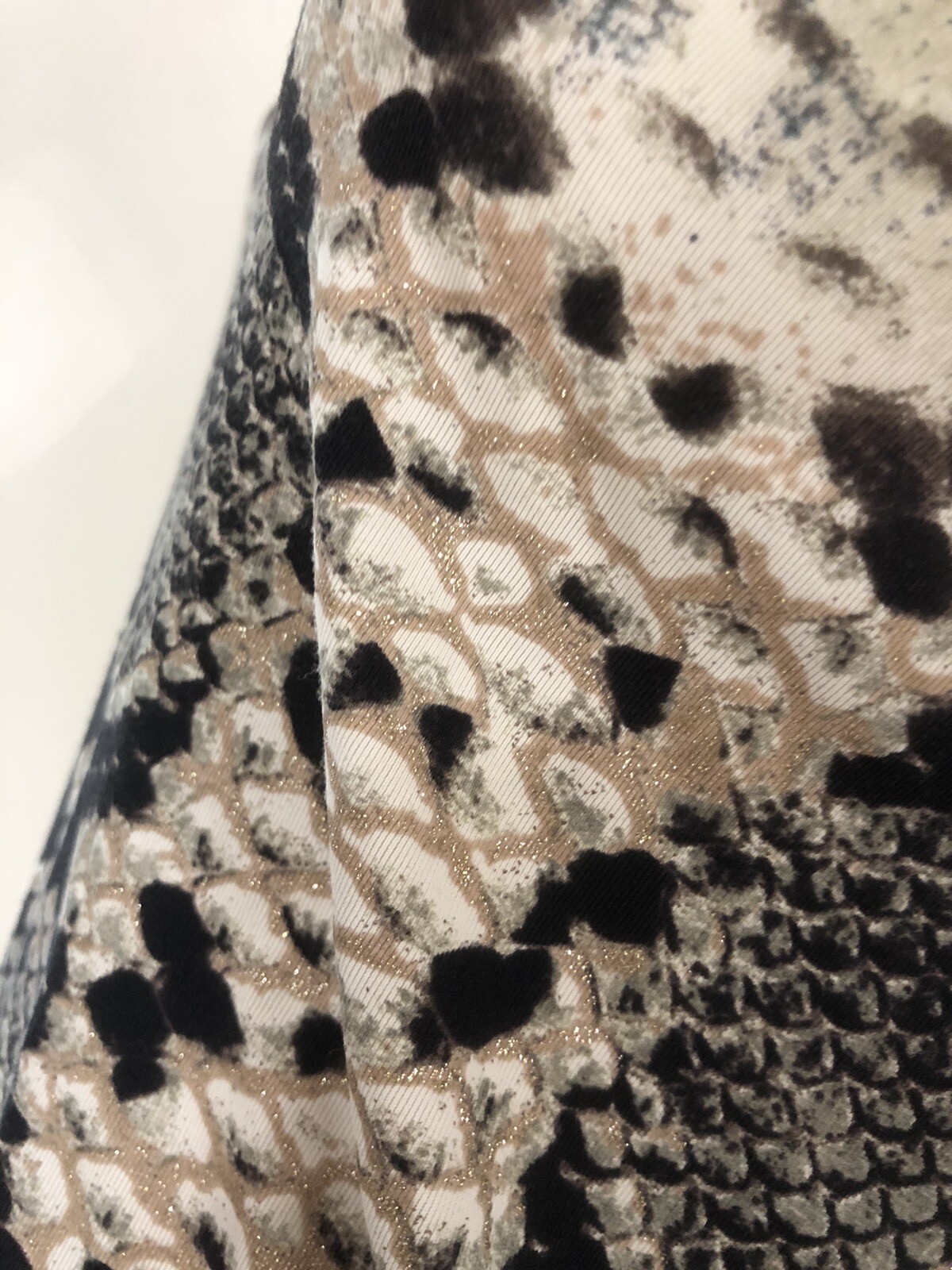 JUST CAVALLI multicolor python jersey lurex detai… - image 4