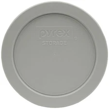 Pyrex 7200-PC Jet Grey Round Plastic Storage Replacement Lid Cover