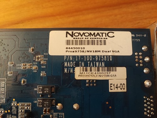 Novomatic GeForce4 Go 488 - AGP 8X - 64MB DDR - Prox9758 NV18M - RARE !! - Afbeelding 7 van 9