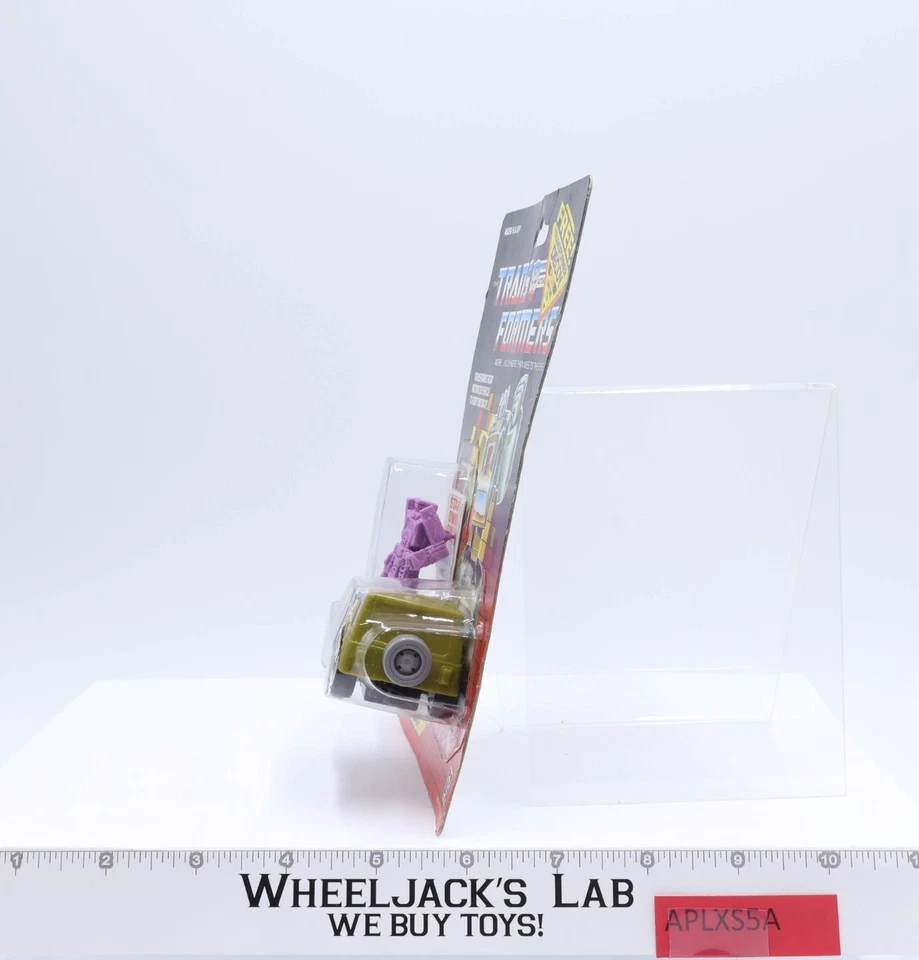 Rollbar Throttlebot W/PURPLE DECOY NEW MOSC 1987 Vintage Hasbro G1 Transformers - Image 4 of 4
