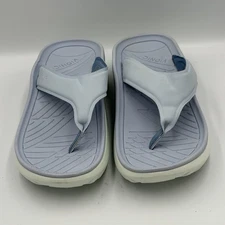 Vionic Restore Recovery Comfort Flip Flop Sandals Womens SIZE 8 Powder Blue Gray