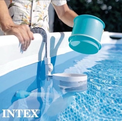 Intex Deluxe Wall Mount Swimming Pool Surface Automatic Skimmer (Open Box)