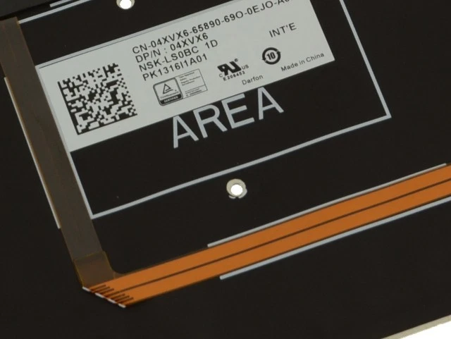 Nuevo teclado retroiluminado para computadora portátil Dell Inspiron 7547 7548 XPS 9350 INTL de EE. UU. 4XVX6 Foto 3 de 3