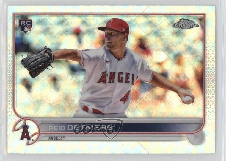 2022 Topps Chrome Logofractor Edition Reid Detmers #86 ut4