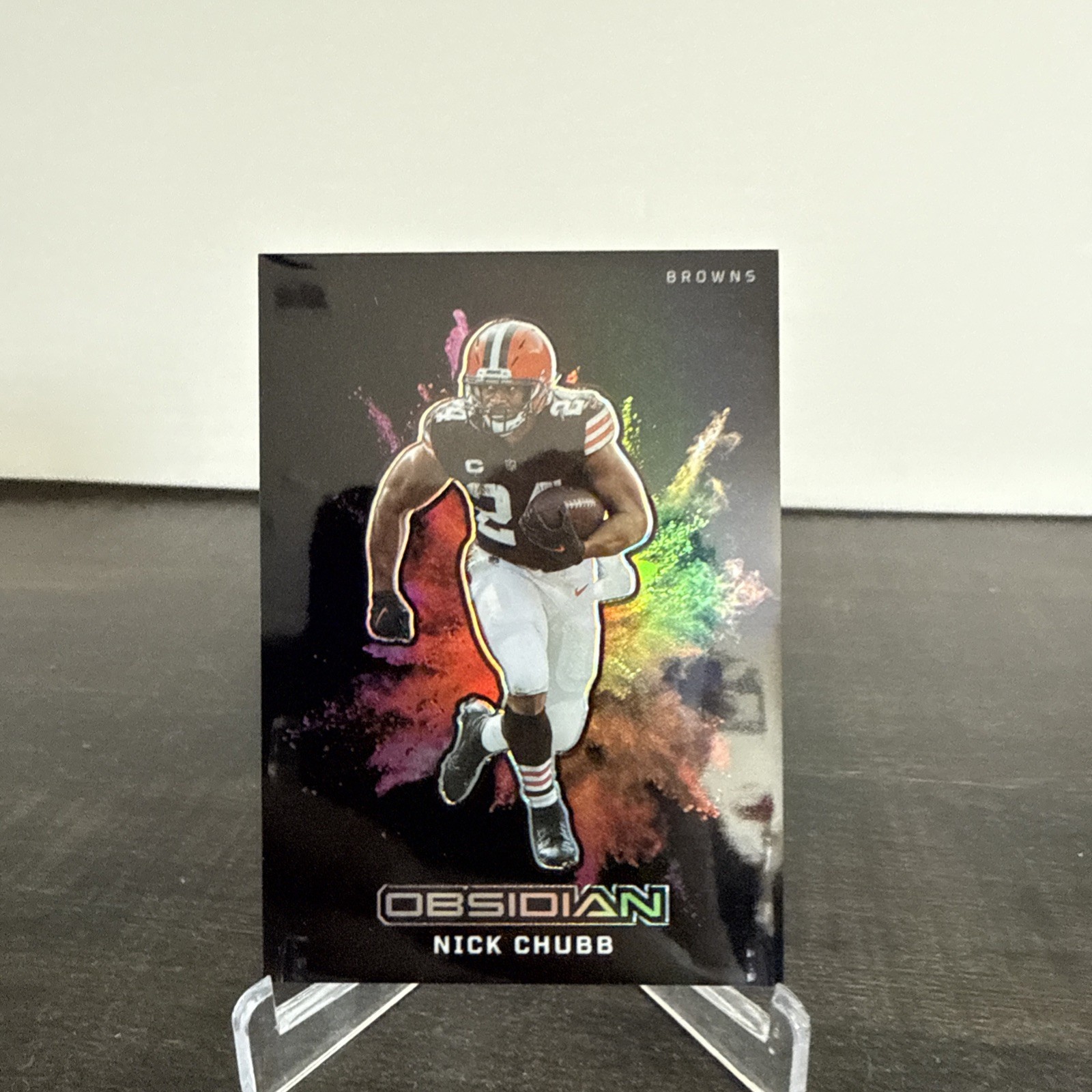 2023 PANINI OBSIDIAN BLACK COLOR BLAST #14 NICK CHUBB