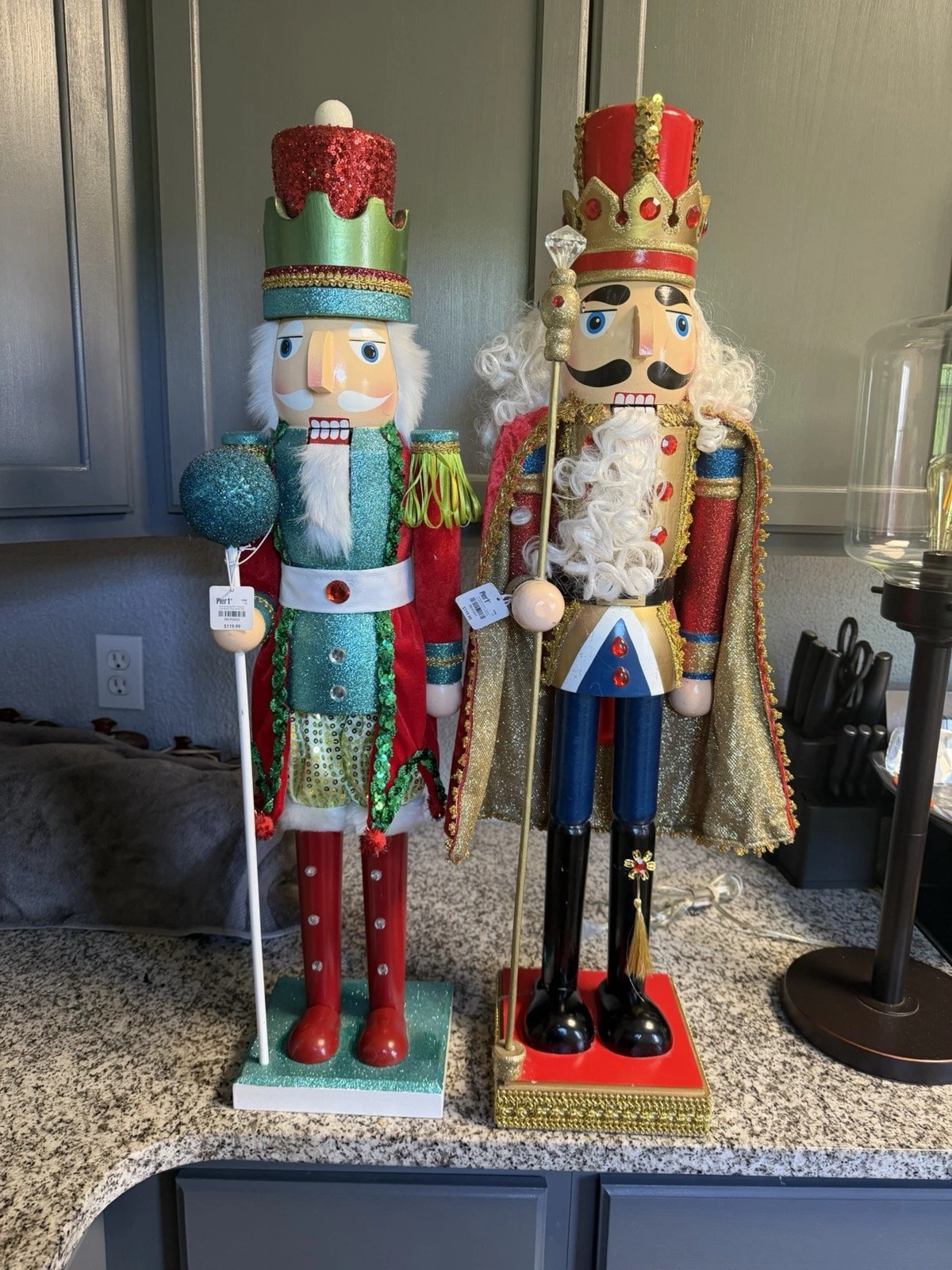 2x PIER 1 Imports Nutcracker 2016 Collection KING Red Robe Jewel & Jester 34"
Opens in a new window 