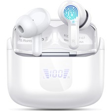 Wireless Earbuds, Bluetooth 5.3 Headphones 2025 NEW Ear Buds 40H Bass Stereo ...