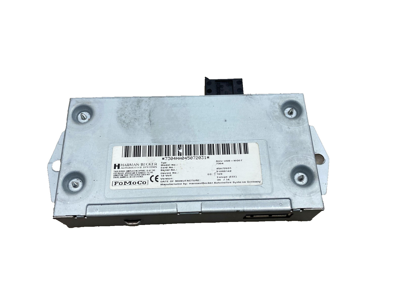 2015 ASTON MARTIN RAPIDE HARMAN / BECKER USB CONTROL MODULE UNIT 31266142 OEM
