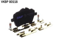 Bremsbelagsatz Scheibenbremse Vorne SKF Vkbp 80118 FÜR Mini BremsbelÄGe