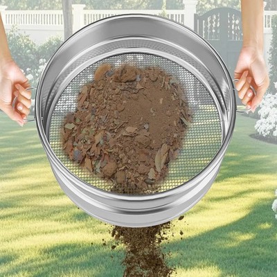 Large Soil Sifter for Gardening, Dirt Sifter, Compost Sifter, Rock Sand Sifter,