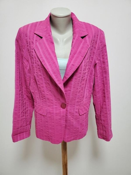 Women Etam Blazer Pink Polyester 46 / 3XL / 54