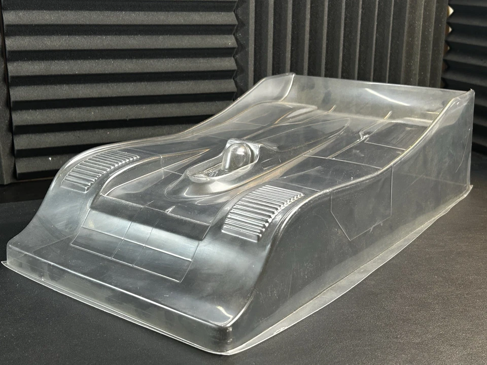 Vintage RARE Frewer RC 1/8 Lola Body Clear Uncut Mugen Seiki Kyosho LOOK! VDS-LF - Image 2 of 4