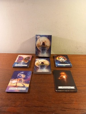 Zauberwerfen Orakel Karten 48 Karten Deck und Ratgeber